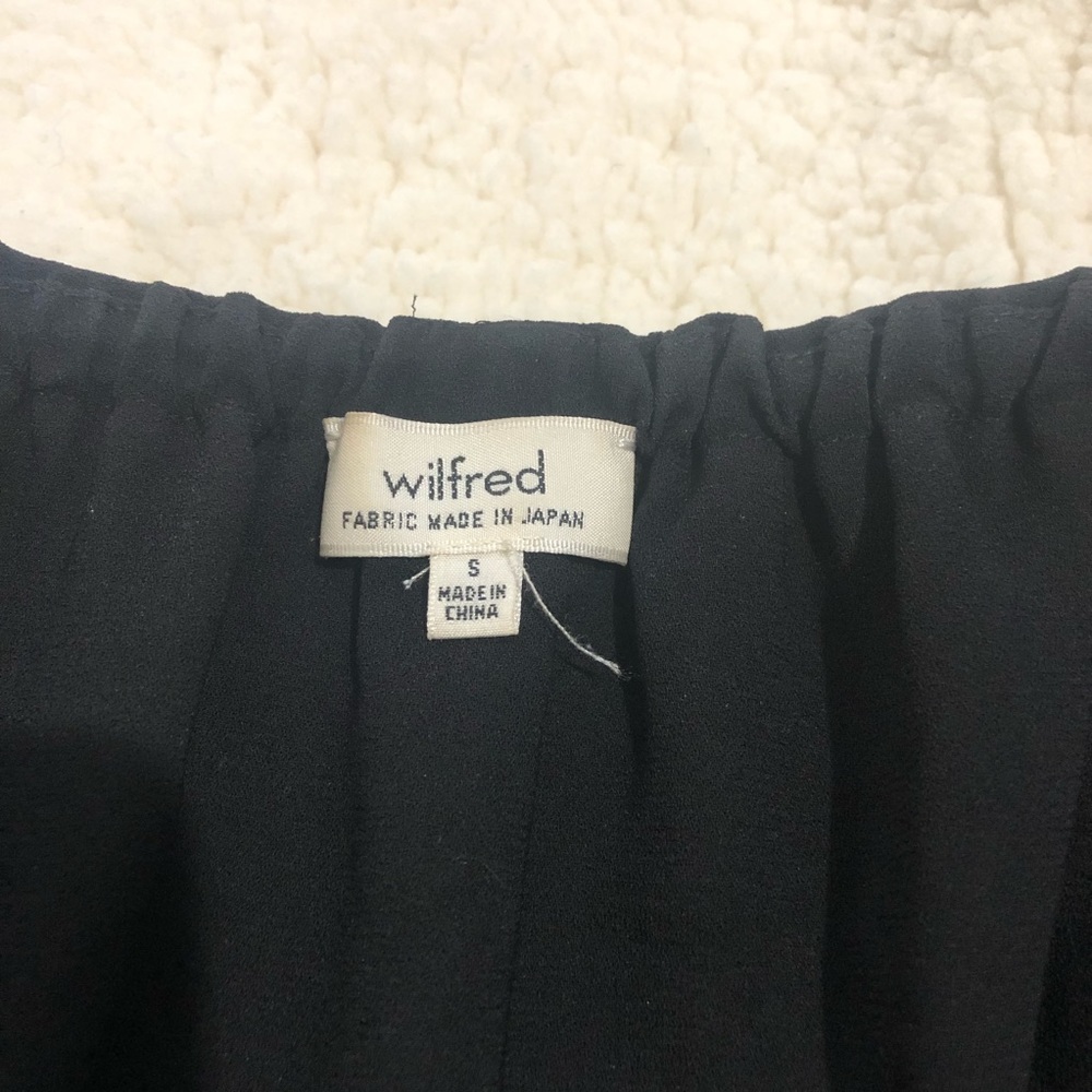 Aritzia Wilfred Morel Blouse in Black - Picture 4 of 4